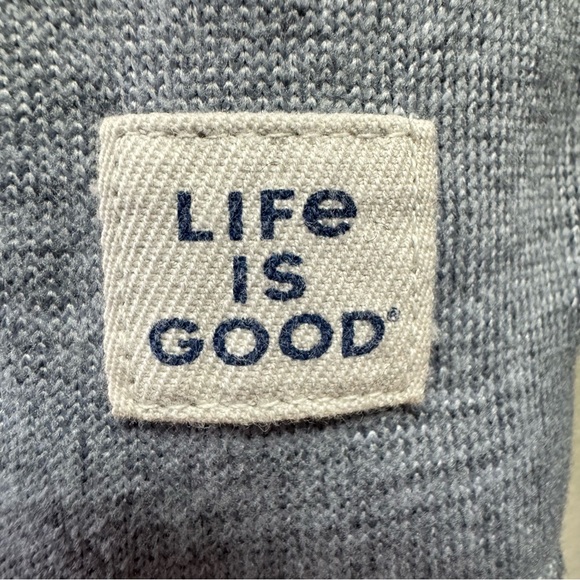 Life Is Good Women’s Gray Sleep Tee Size M - Picture 2 of 5